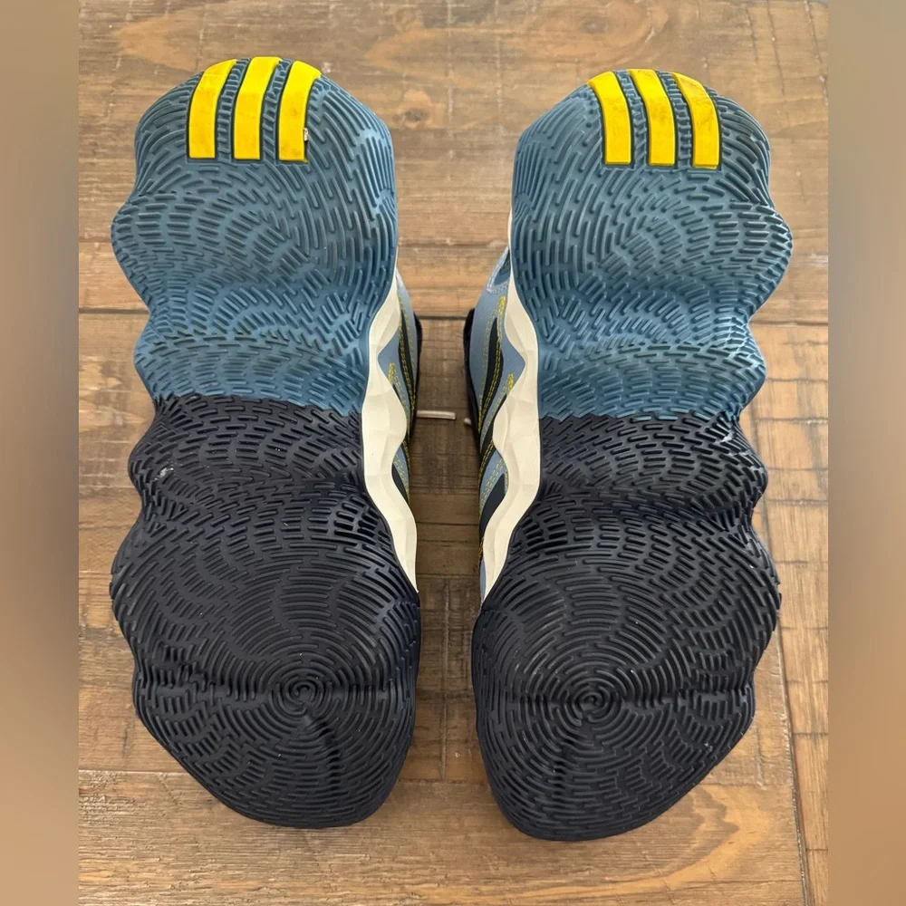 Women's adidas Exhibit B Candace Parker Mid Top Basketball Shoes GZ2375 Blue - Picture 10 of 10